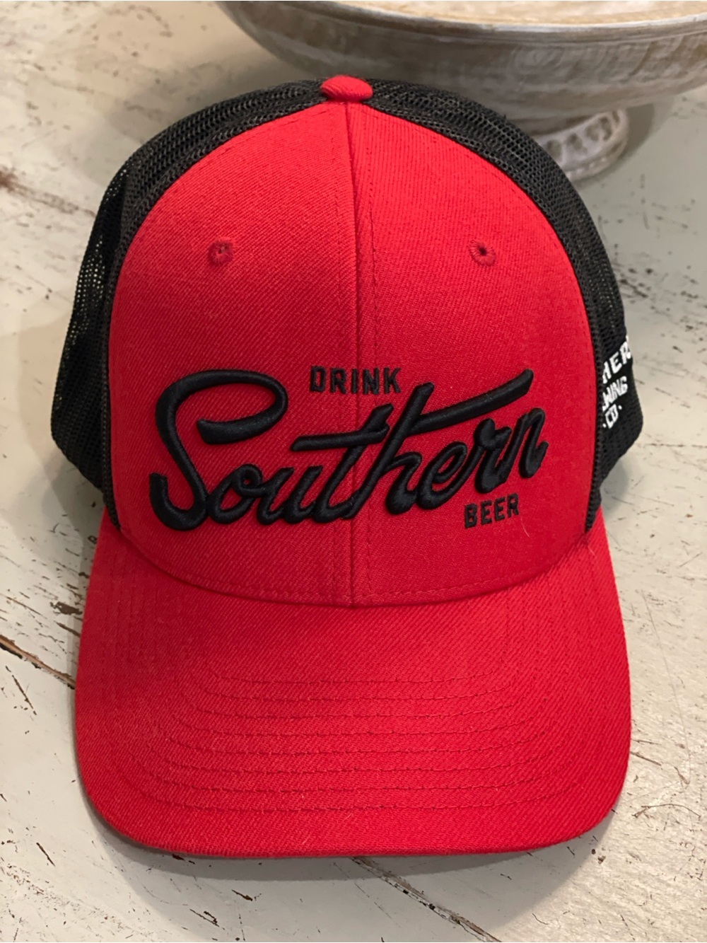 Southern Brewing Co. Red and Black Trucker Hat